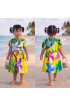 Hand Painted Rayon Kids Dress Hand Painted Rayon Kids Dress